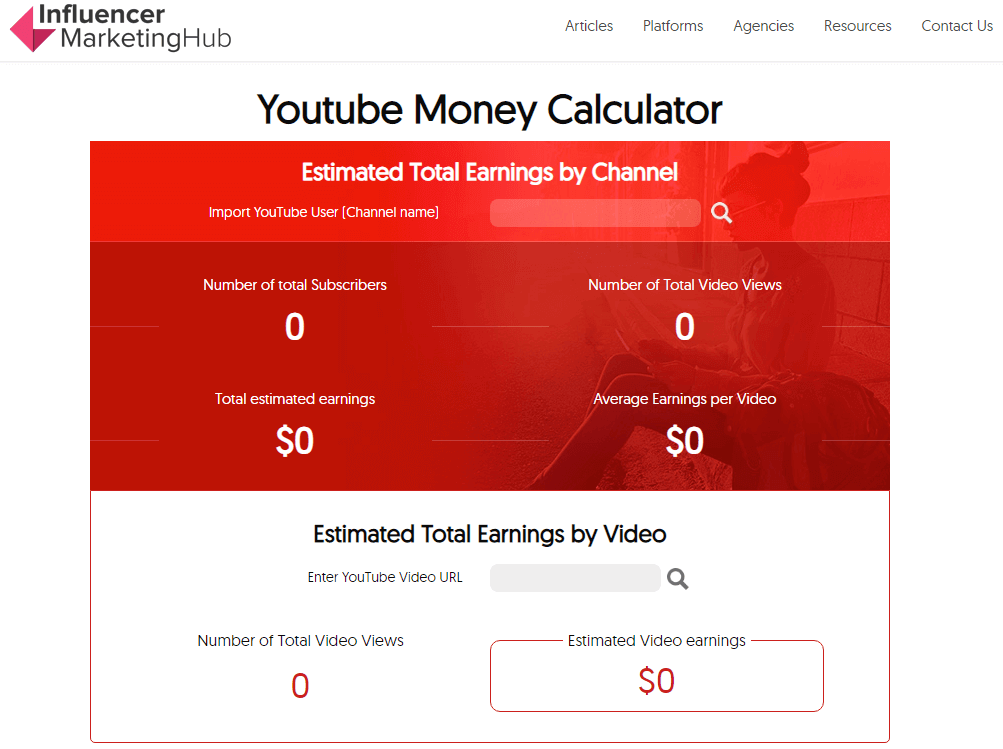 Money Calculator,  Estimated Earnings Tool